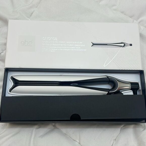 GHD CHRONOS FLAT IRON (1 INCH PLATE) WHITE - Picture 2 of 2